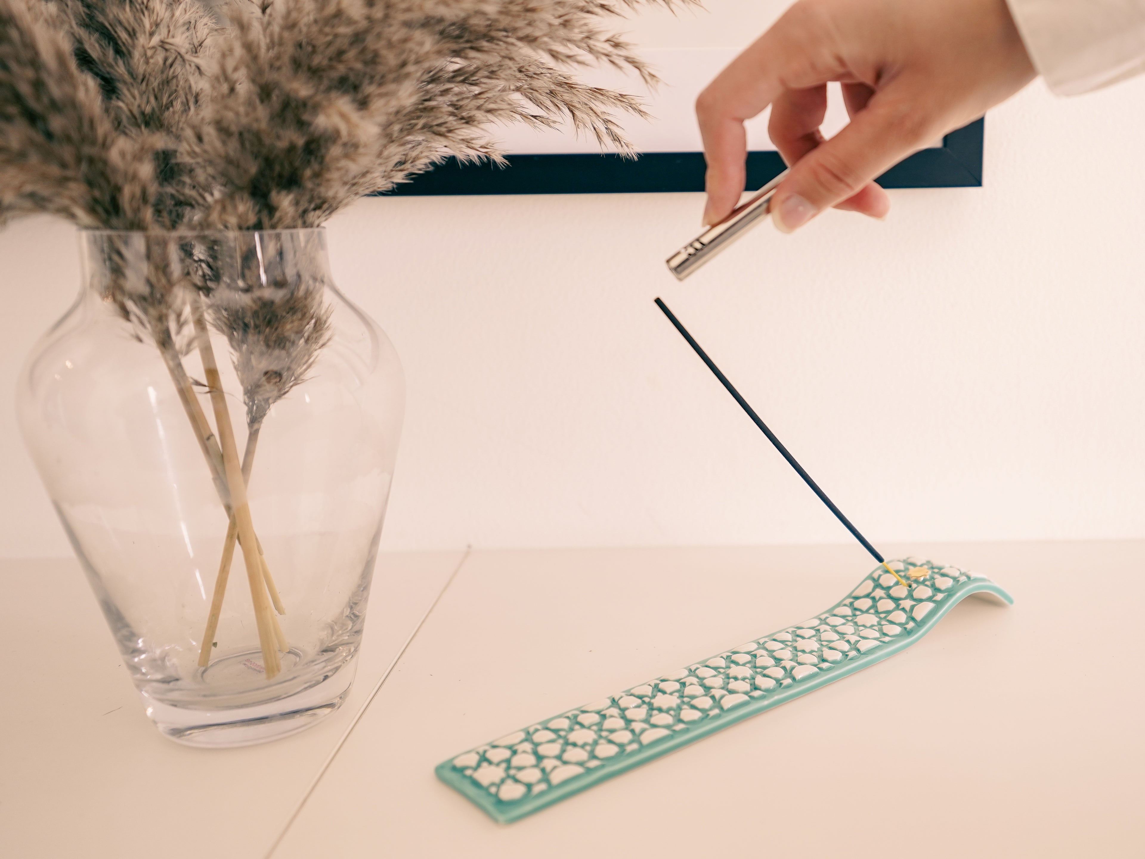 Golden Oasis incense holder