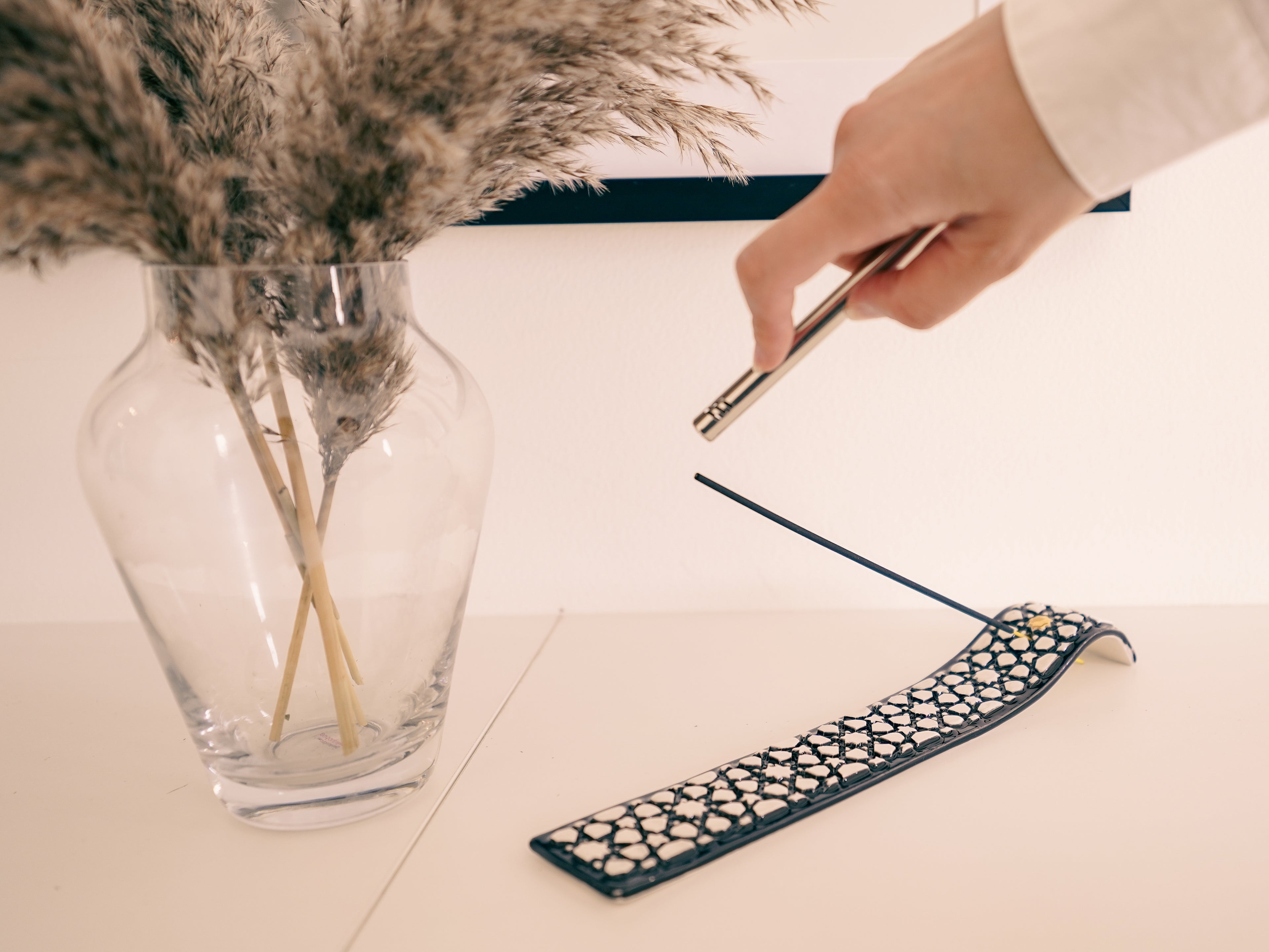 Golden Oasis incense holder