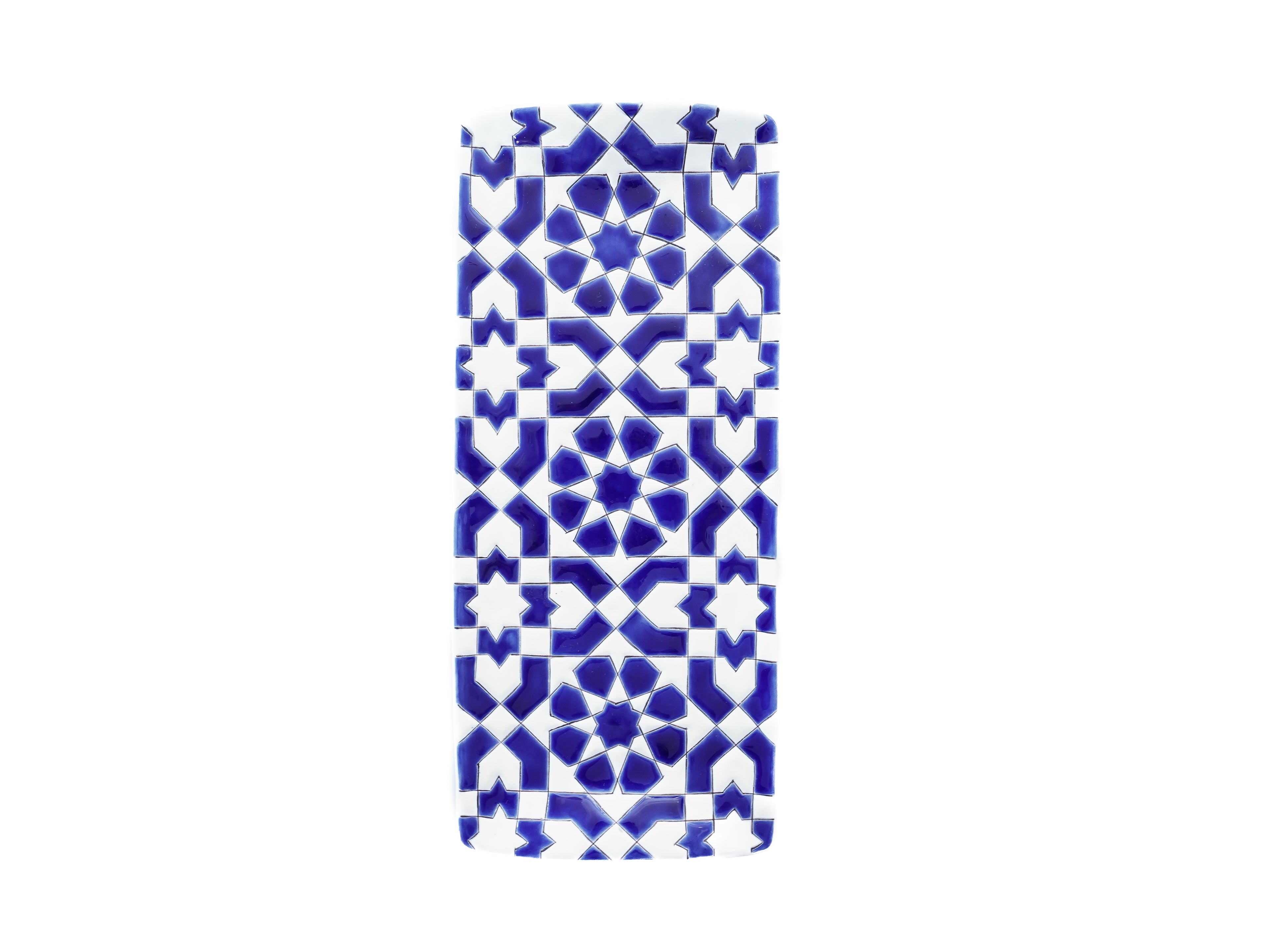 Blue Mosaic plate